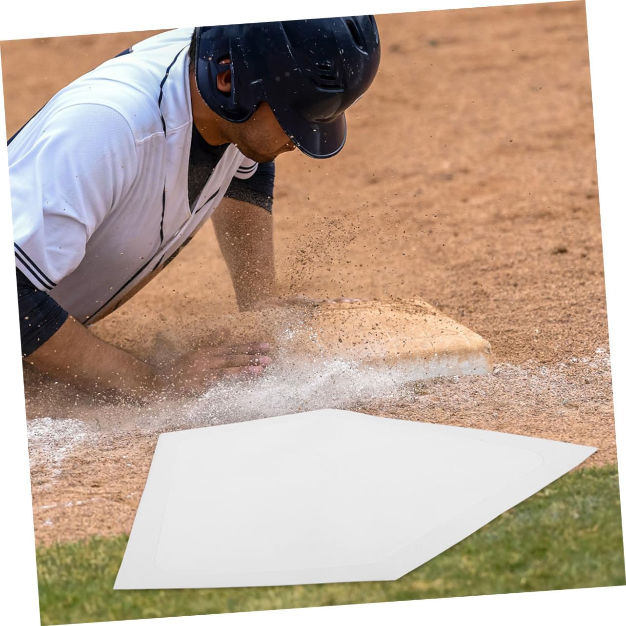 VICASKY 3Pcs Baseball Pitcher Training Plates Home Plate Markers for Baseball Practice Portable Spot Markers for Pitching Drills Sports Training Equipment