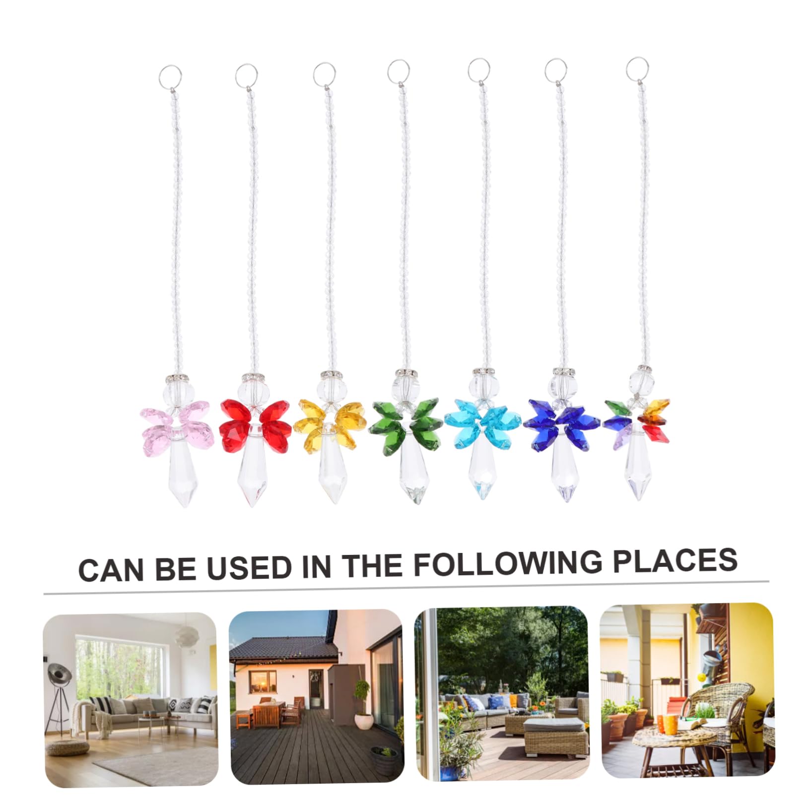 TOYANDONA 7pezzi Ciondolo Decorativo Forma Da Te Per Appendere Alla Casa Accessorio Per e Stanze Per Regali Compleanno e Natale