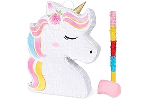Unicorn Piñata Party Game Decorations for Girls (15.7" x 12.2" x 3.1")