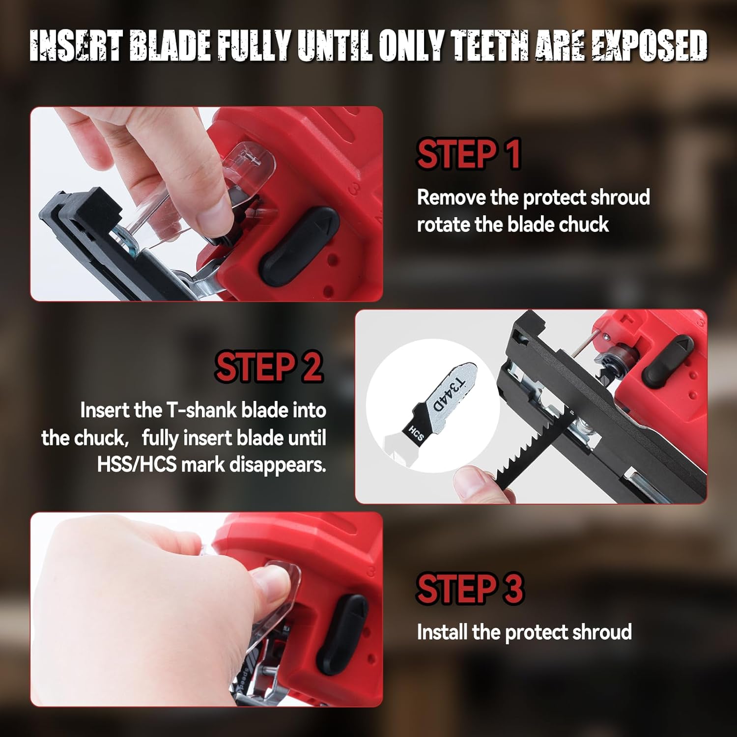 Brushless Cordless Jig Saw Compatible with Milw-aukee 18V Battery(Tool Only), 5 Speed Variable Up to 2700RPM, LED Light,45° Bevel Cuts,3 Orbital Motions,Jig Saw Blade for Straight/Curve/Circle Cutting