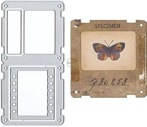 Miniatura 11 de DzIxY One Cloud Border Label Troqueles de corte de metal para kit de fabricación de tarjetas, troqueles de papel de gofrado, plantillas de máquina