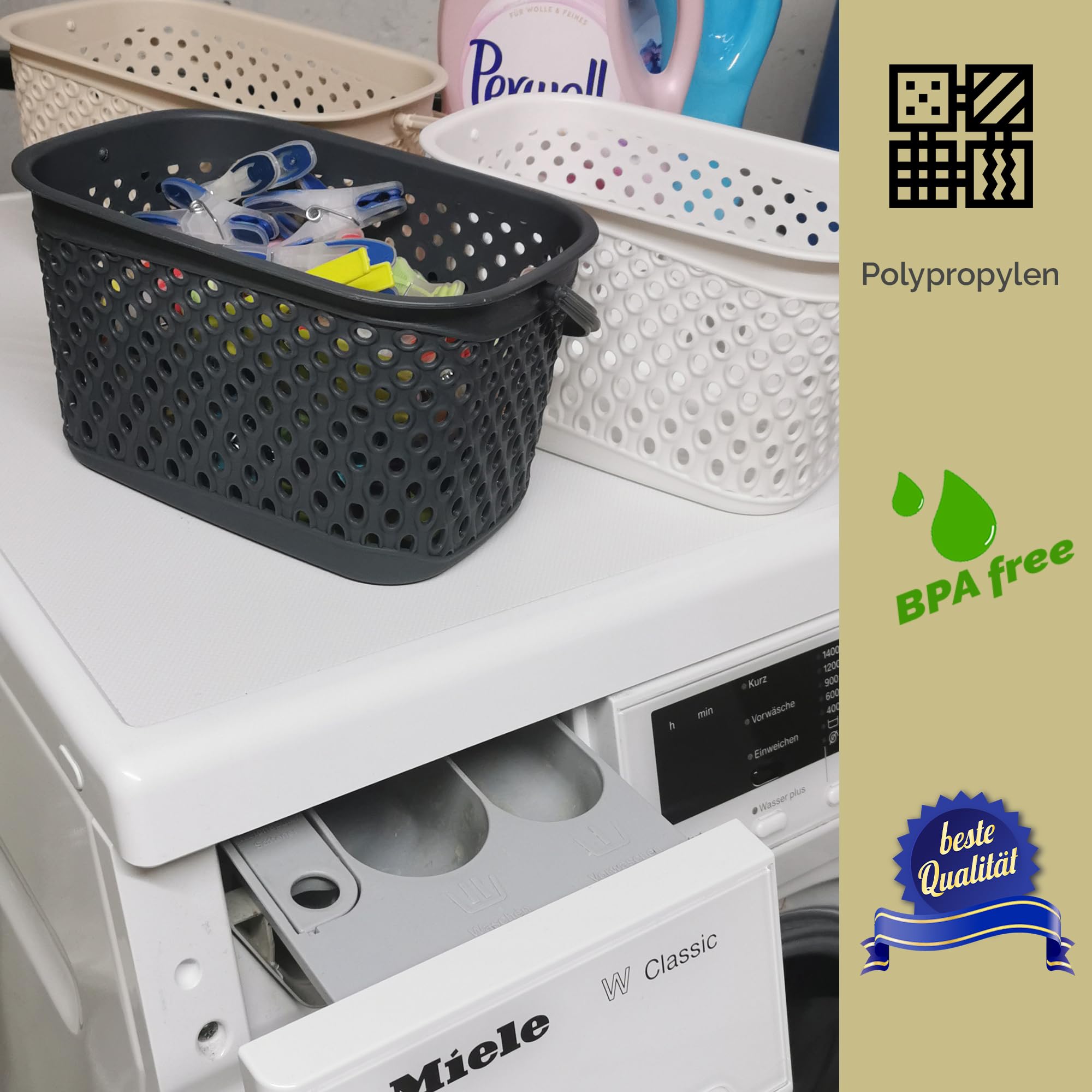 2 Sacchetti Per Mollette Da Bucato - Appendibili, Portatili, Design Arcobaleno - Foto 4