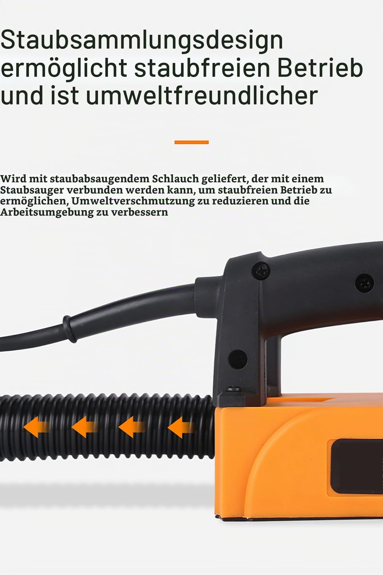 Elektrischer Wandschaber, Staubfreies Spachtel-Spachtel-Abziehwerkzeug Für Die Wandrenovierung, Geeignet Zum Entfernen Von Kalkfarben-Fliesenkleber Mit Staubsauger
