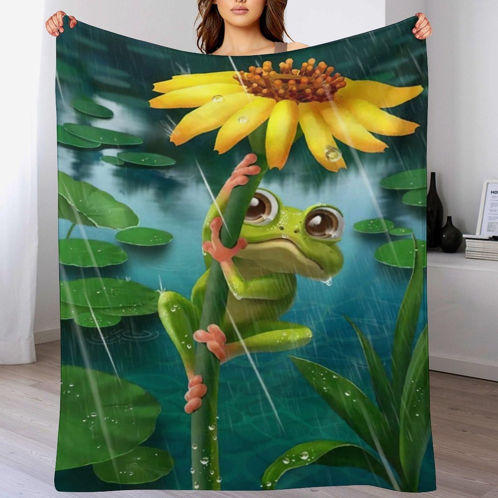Couverture grenouille polaire chaude contre le froid nocturne