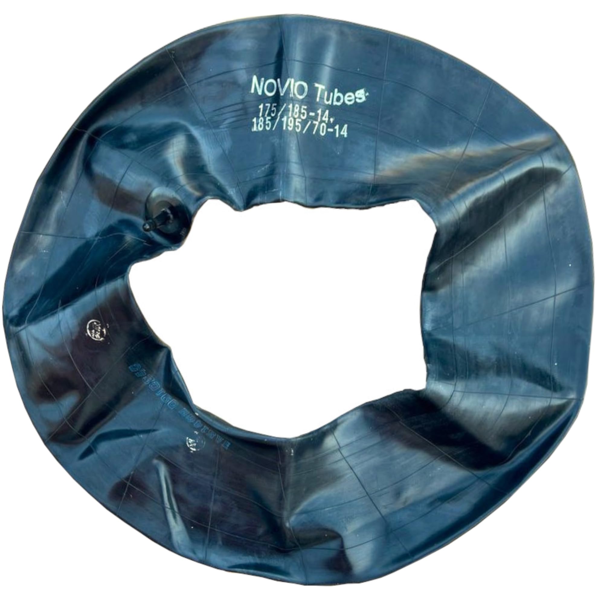 Tube 175/185-14 ainsi que 185/195/70-14 compatible avec des pneus de 14 pouces pour remorques de camping-car et de transport de taille appropriée, valve automobile droite