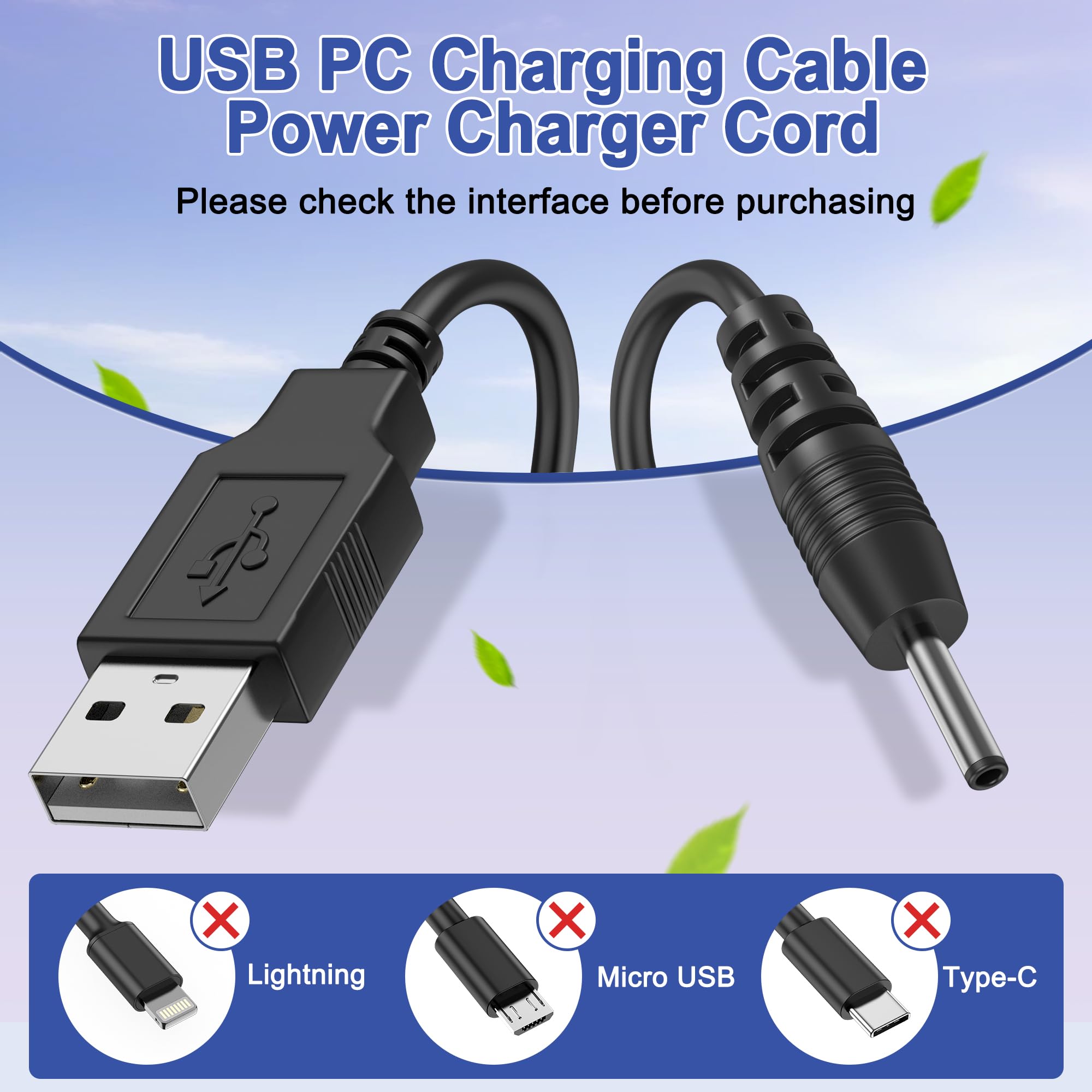 Amazon | Digipartspower USB PC充電ケーブル 充電コード イリジウム