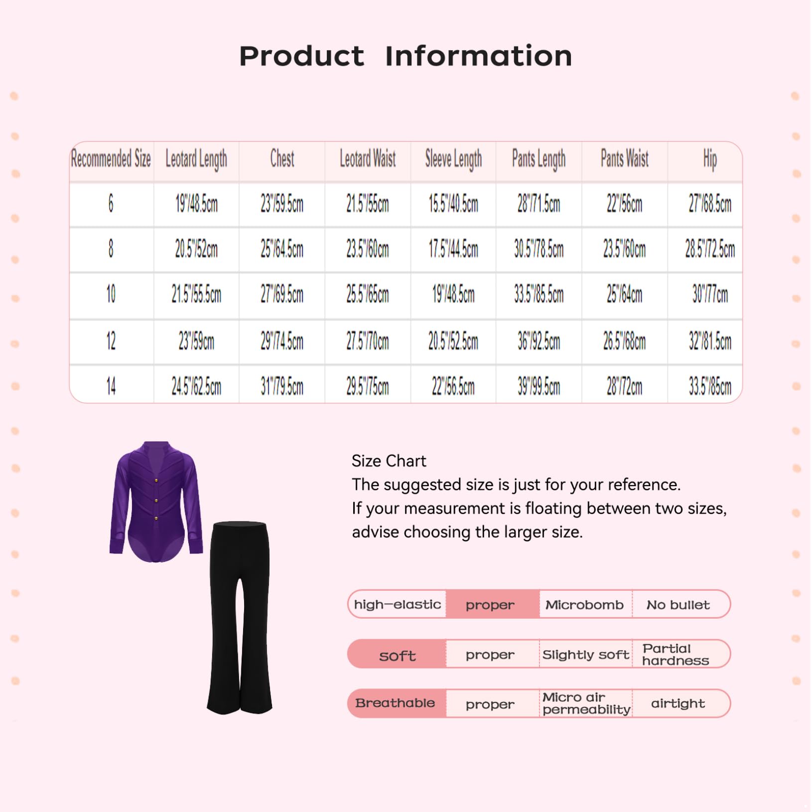 Freebily Body da Danza Classica Standard Bambino Ragazzo con Pantalone Camicia Body da Ballo Latino Americano Tango Balletto Leotards Jumpsuit Sportiva da Allenamento