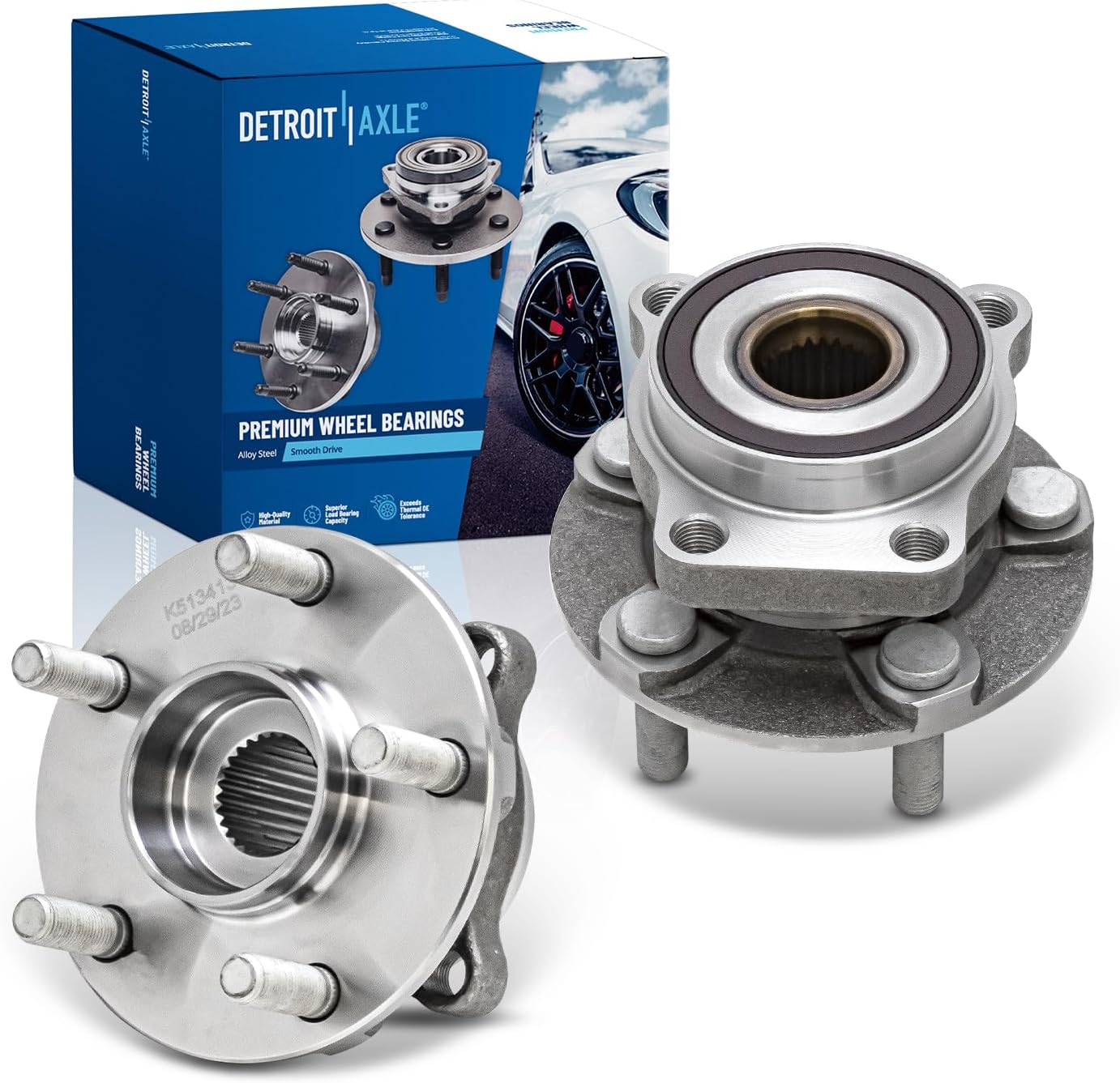 Front Wheel Bearing & CV Axle Kit For Subaru Crosstrek – Complete Pair For 2014-2016 AWD Models