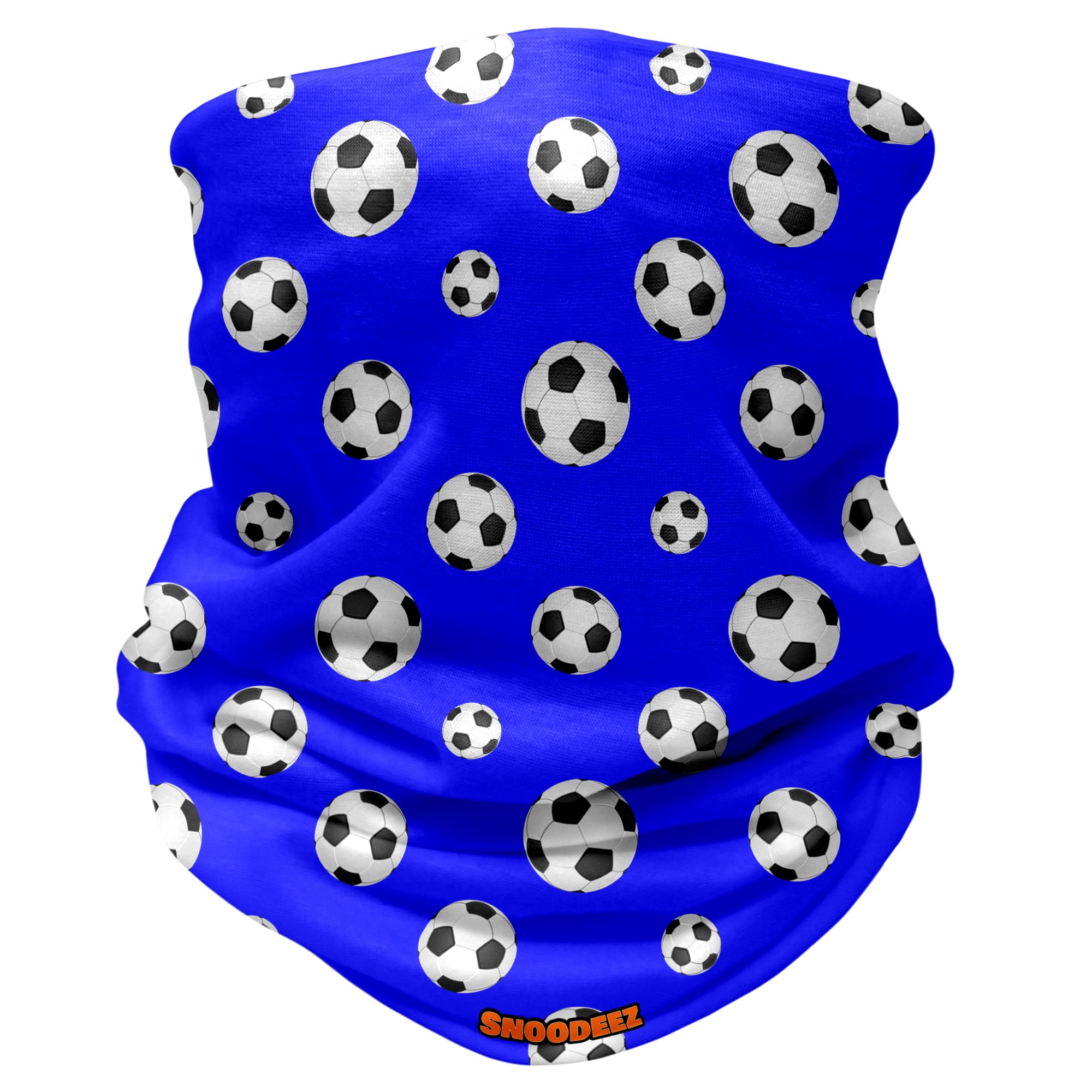 Kids Football Multifunctional Snood headwear (Royal Blue, One Size)