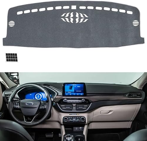 Miniatura 12 de TUCAREST Funda para salpicadero Compatible con 2014-2020 Nissan Rogue (T32) / 2017-2022 Rogue Sport S (No Rogue Select) Alfombrilla antideslizante
