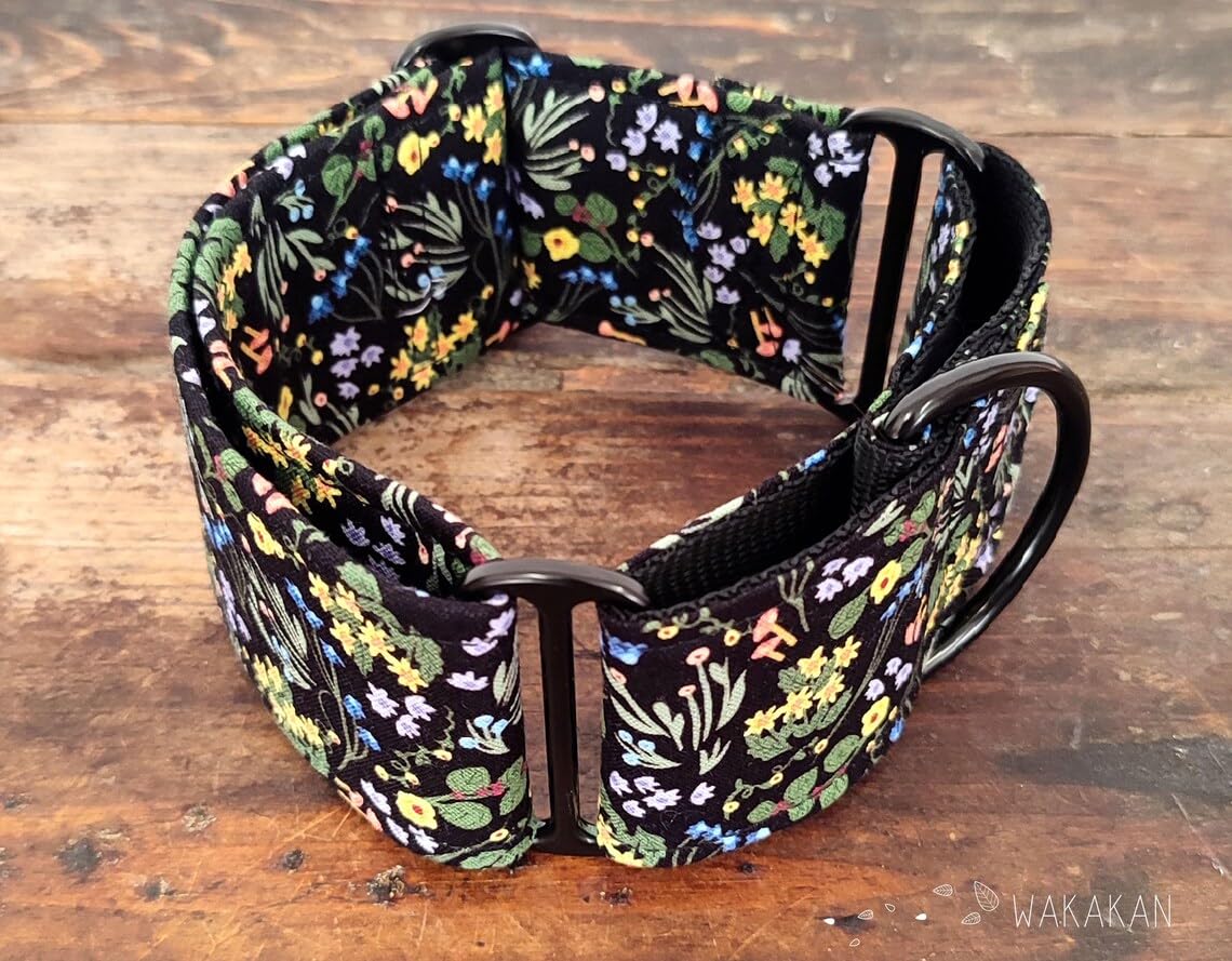 Collar Martingale Para Perro: Secret Pond, Hecho a Mano en España por Wakakán