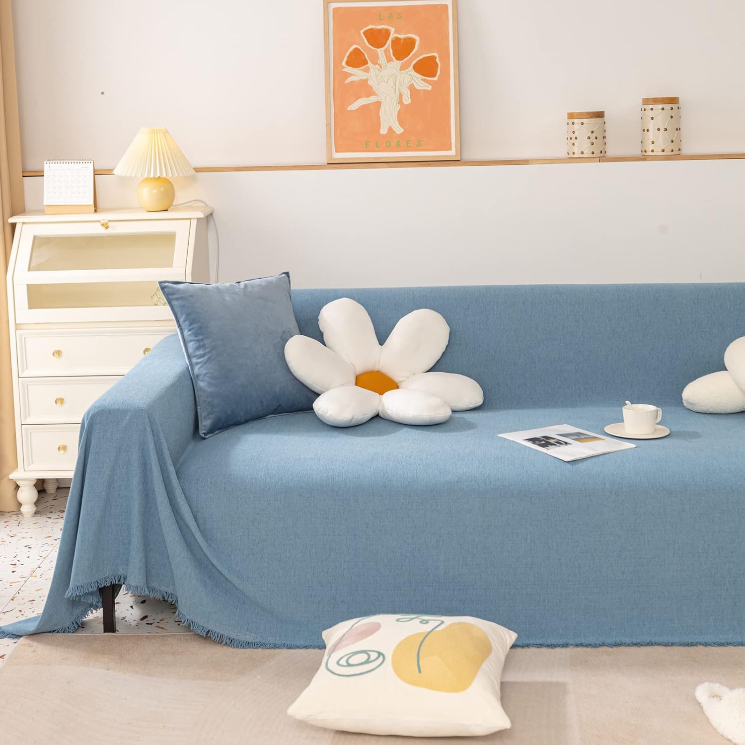 Mxaeyr Couch Covers for Sectional Sofa L Shape, Sofa Covers