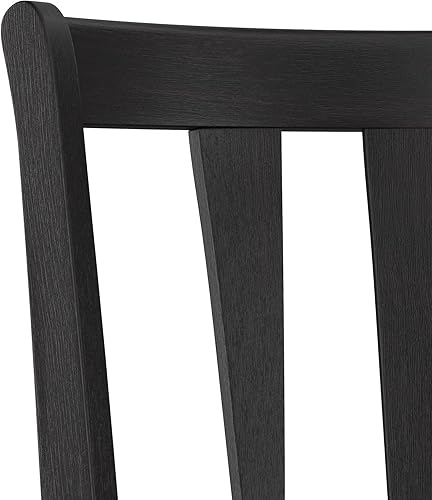 Miniatura 10 de Hillsdale Presque Isle Taburete giratorio de madera con asiento de piel sintética, altura de barra, color negro Negro -,gris (Aged