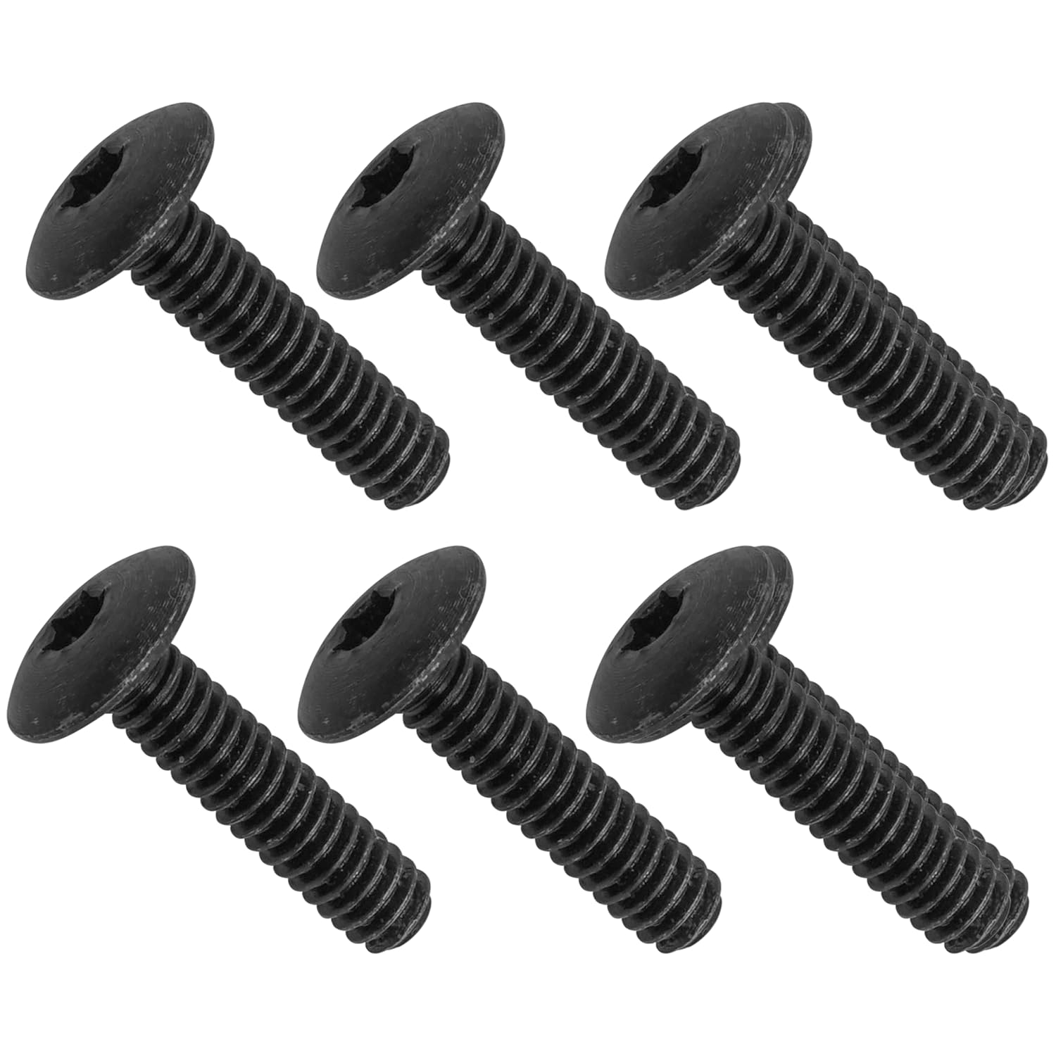 Caltric Screw Bolt Compatible with Polaris Nosepan Body Windshield 7517230 QTY 6