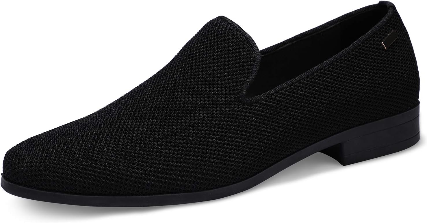 casual black loafers for men