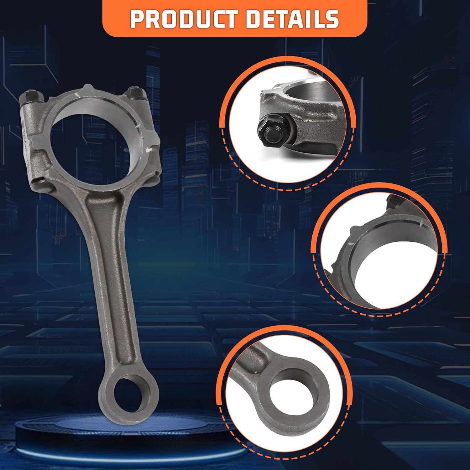 2351026040 4pcs Connecting Rods for Hyundai Accent for Kia Rio 1993-2011 Replace for 23510-26040