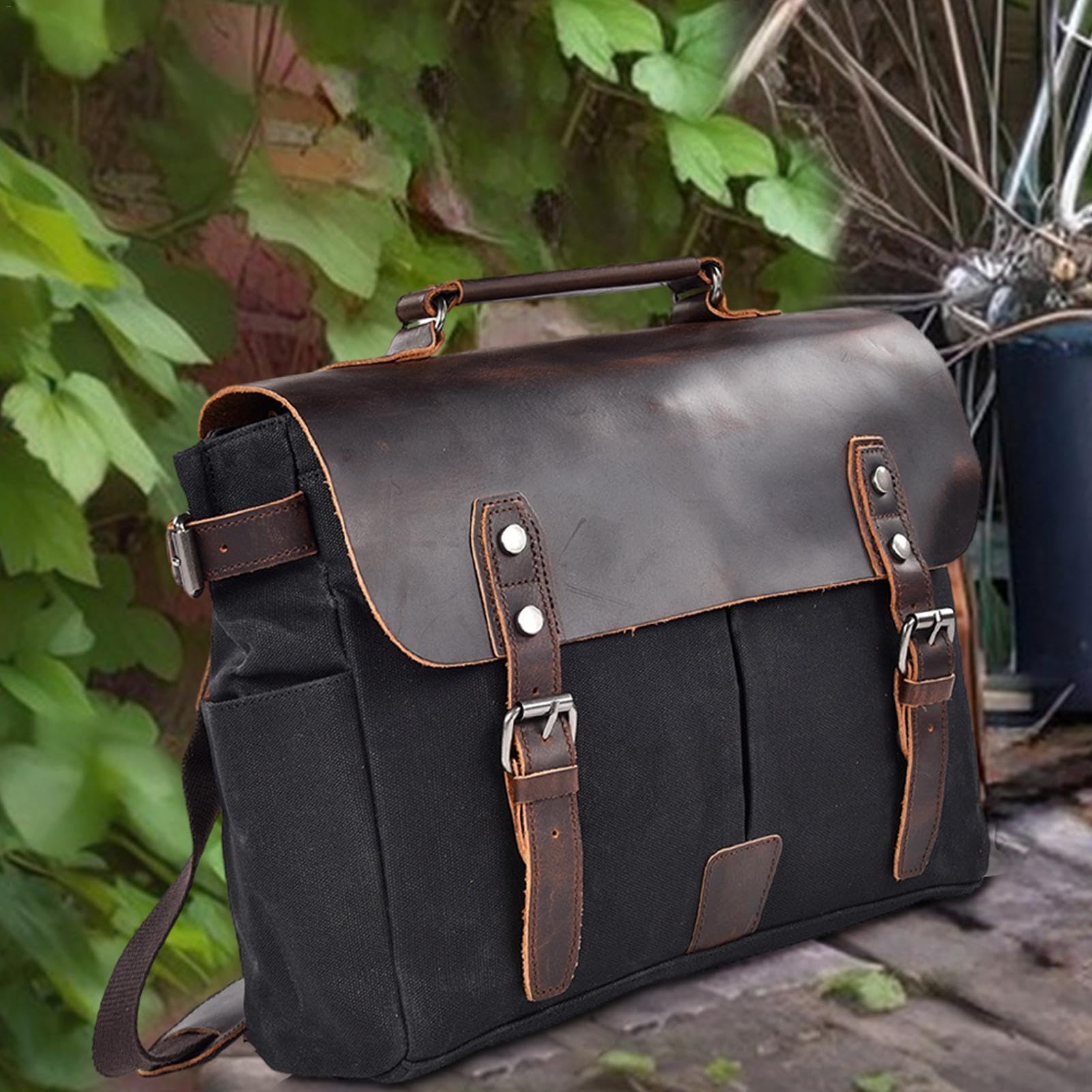 Sac de Selle Vintage à Suspendre sur Le côté, sacoches étanches pour Moto | sac de rangement pour outils de moto, sac de selle de montagne de route, sac de moto vintage étanche