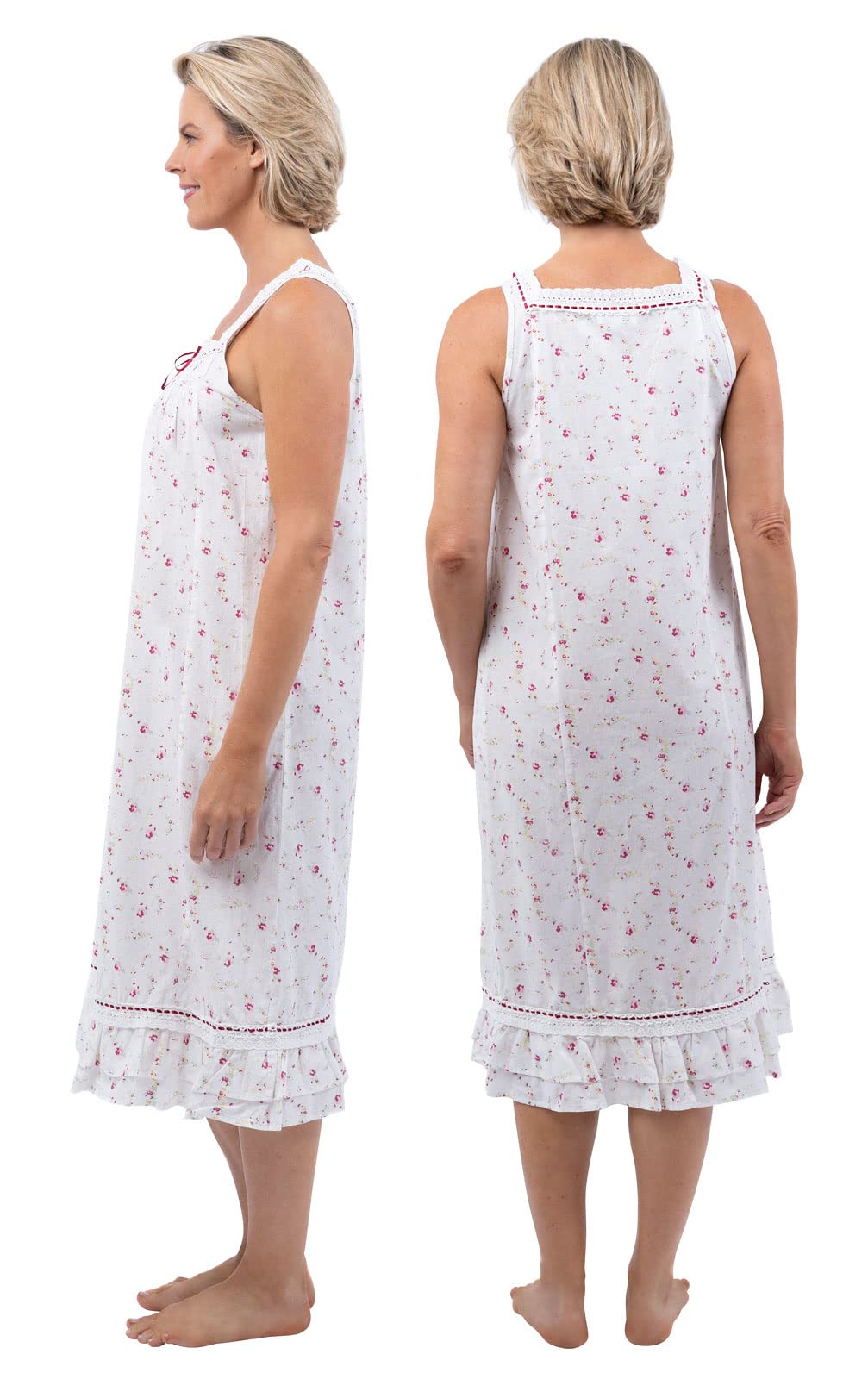 The 1 For U Daphne - Camicia da notte vittoriana da donna, 7 taglie XS-XXXL