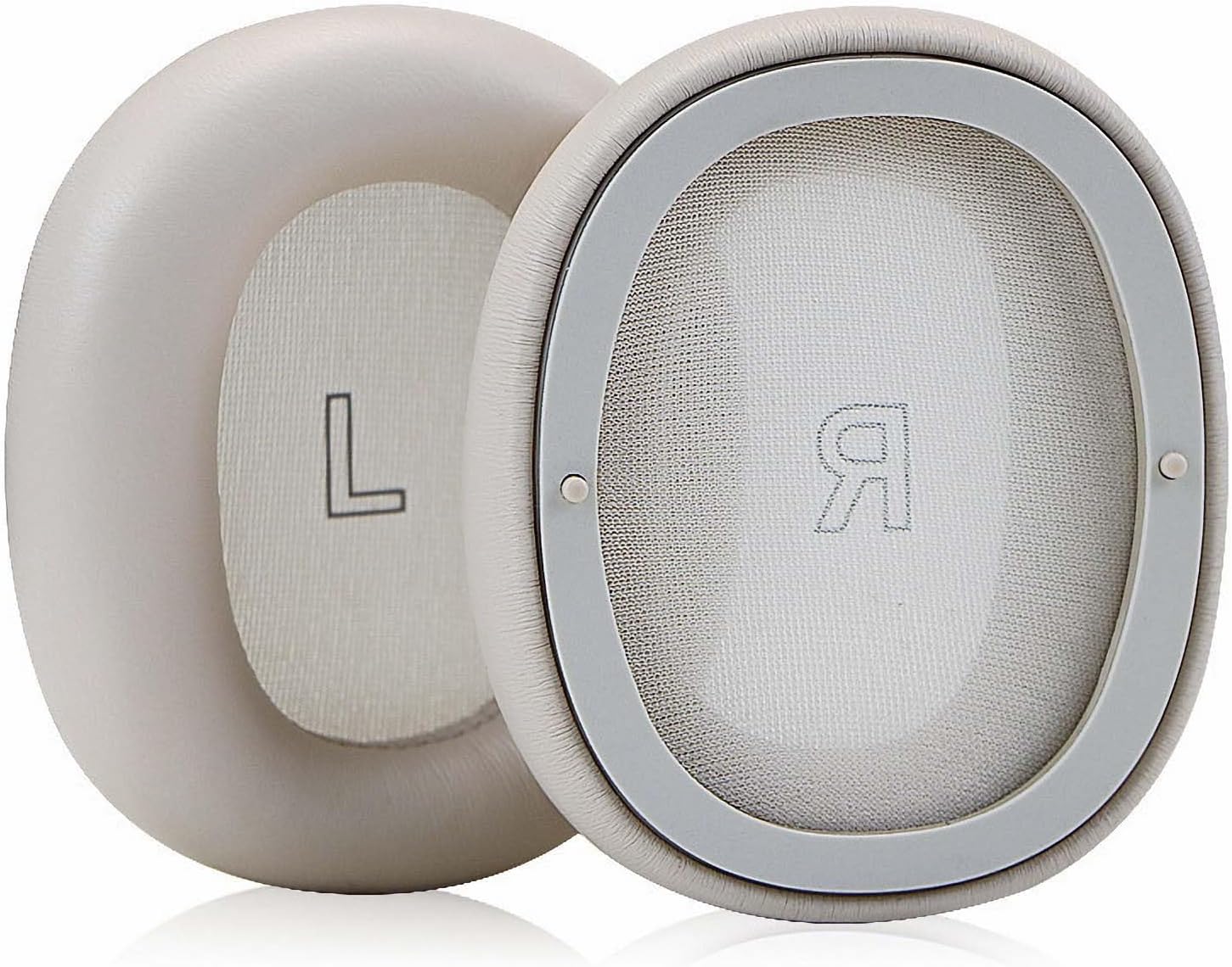 Replacement Earpads Sheepskin Protein Leather Memory Foam Ear Pads Cushions Cover Repair Parts Compatible with Bang & Olufsen Beoplay H95 ANC Headphones (Gold)