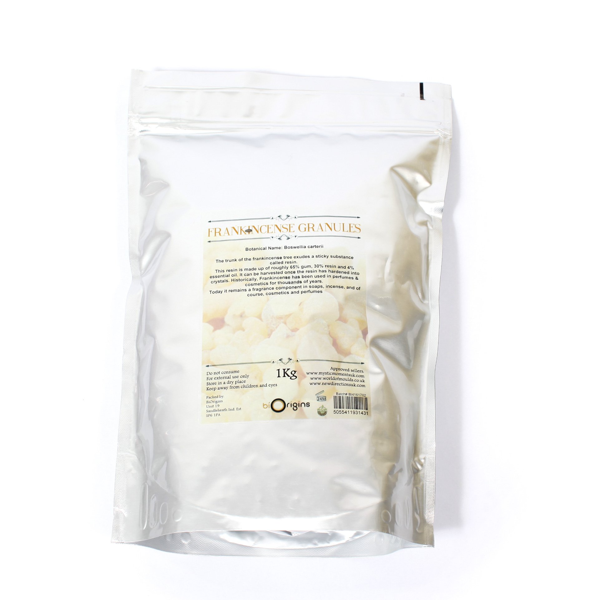 Mystic Moments | Granuli di Incenso 1Kg Puro e Naturale Vegano Senza OGM