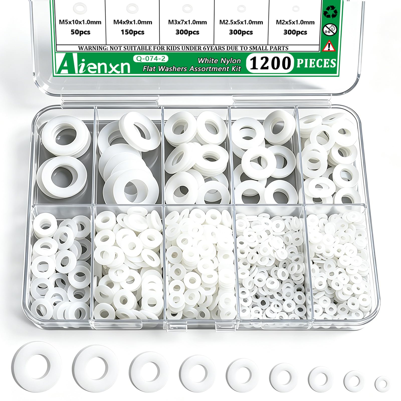 550 Stainless Steel Flat Washers - Durable & Versatile -16 550 Stainless Steel Flat Washers - Durable & Versatile -16