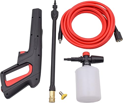 Miniatura 9 de AR Blue Clean, BC142HS - Lavadora a presión eléctrica, 1700 PSI, 1.7 GPM, 11 amperios, boquilla de 15 grados, pistola rociadora fácil de apretar,