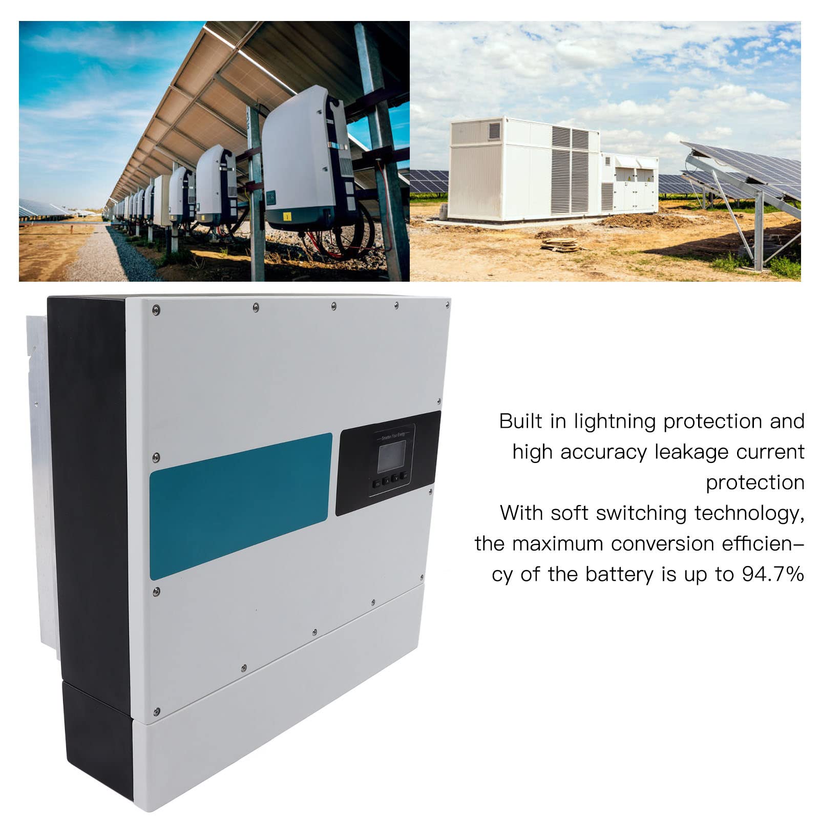 Marhynchus Inverter Connesso Alla Rete Off-grid, Inverter Ibrido Solare