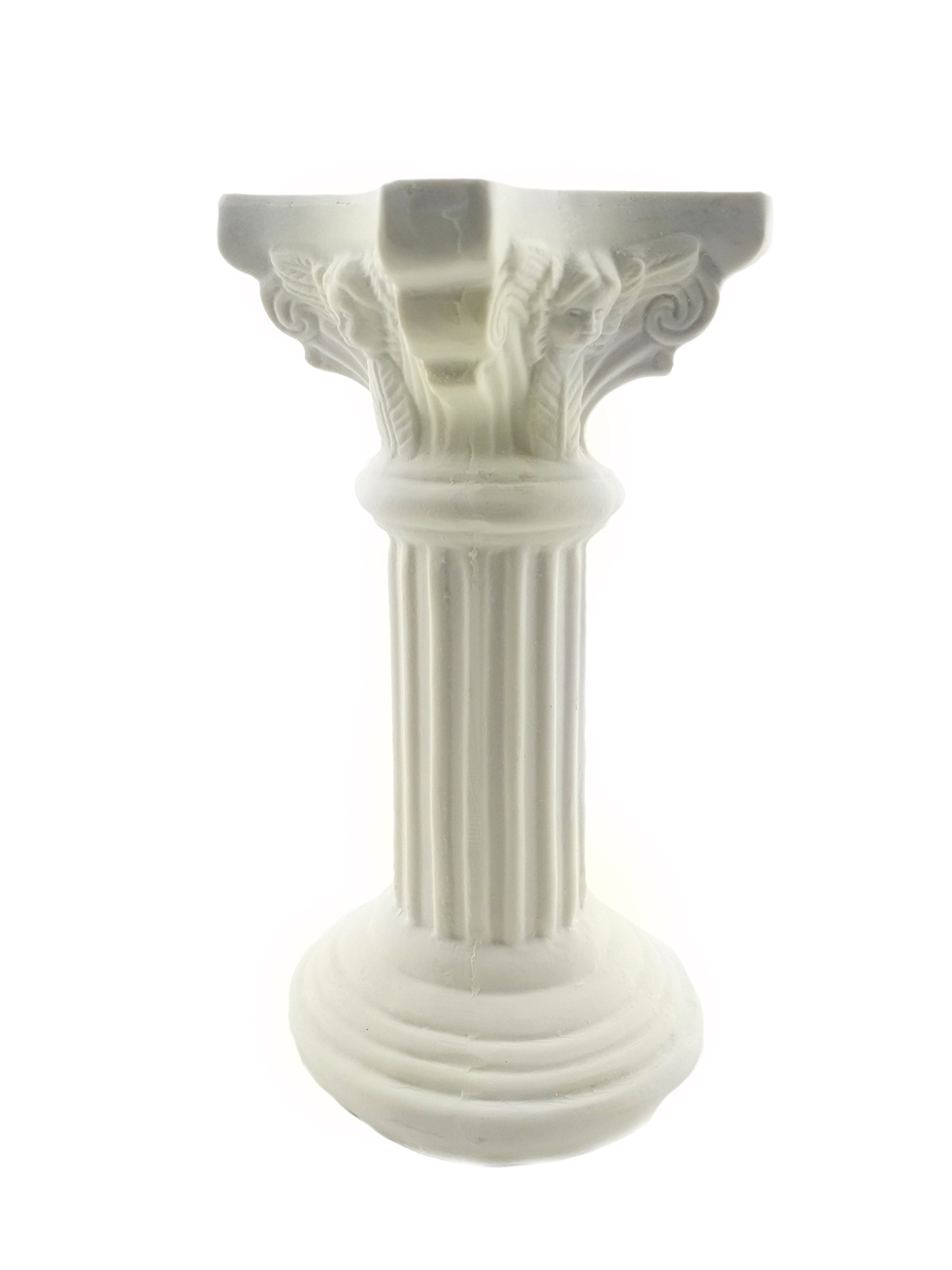 Amazon.com: nst 6.25 inches Tall Poly Resin Pillar White Small