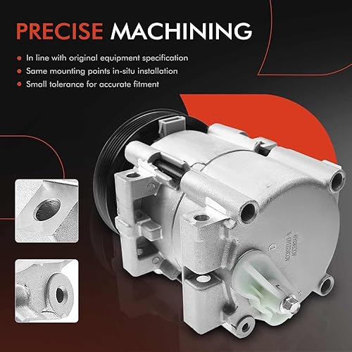 Miniatura 5 de A-Premium Compresor de aire acondicionado de CA con embrague compatible con Ford Ranger 2.3L 2001-2011 y Mazda B2300 2.3L 2001-2009, B4000 4.0L