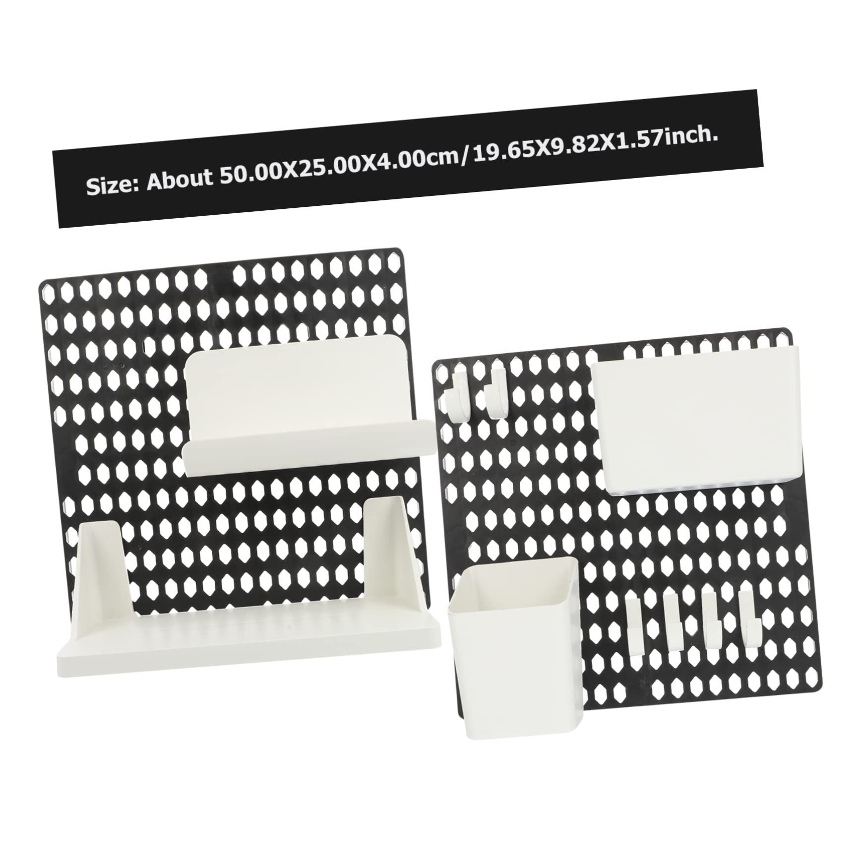 TOGEVAL Hanging Wall Organizer Wall Storage Box Punch for Office School Dormitory