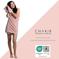Vista 5 de Chakir Turkish Linens - Toallas turcas de 100% algodón, suaves y absorbentes (4 paños, color rosa)