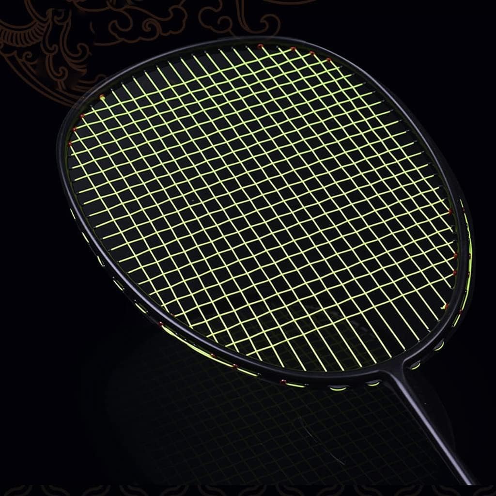 LLLY Shape Badminton Rackets Strung Max Tension 32LBS 80G Professional Trainning