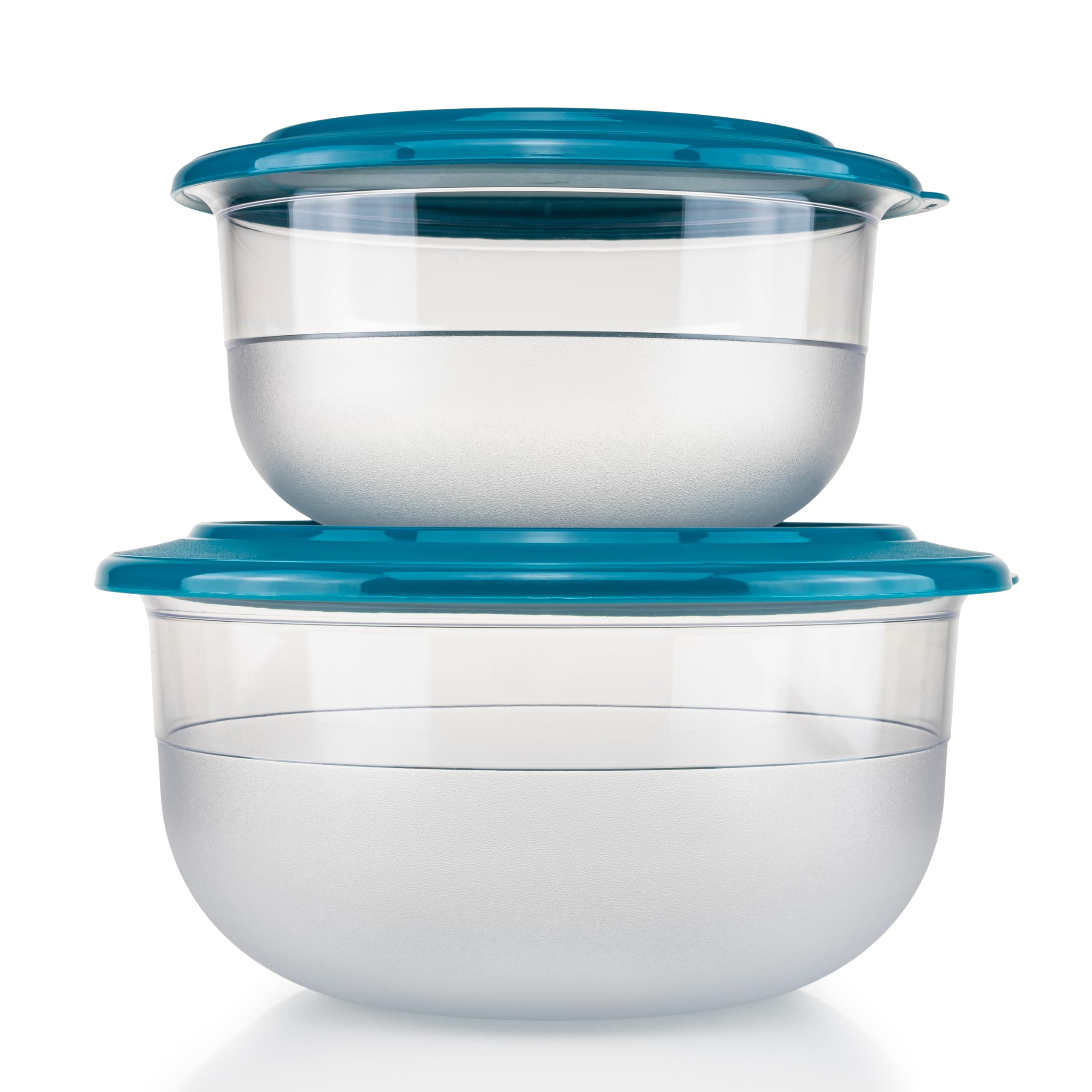 Tupperware Tafelperle Serving Bowl Petrol 3.5 L + Petrol 2.1 L