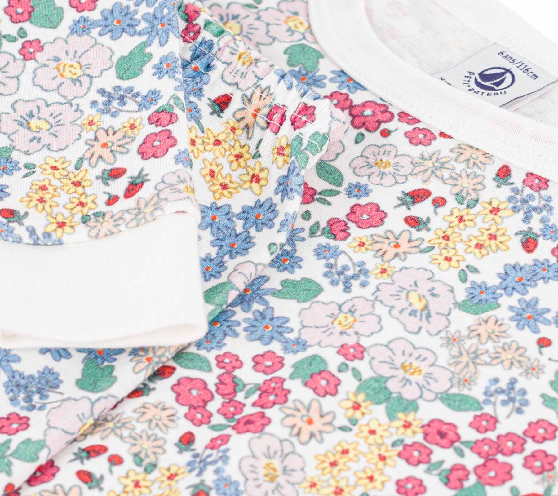 Petit Bateau Unisex Baby Pe Bateau Pyjama Très Ajusté Enfant En Coton Imprimé, 12a, Multicolore Apparel
