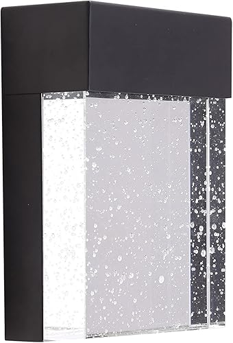 EGLO Venecia - Aplique de pared para exteriores de 7 pulgadas, moderno LED, regulable, impermeable, para interiores y exteriores, iluminación de