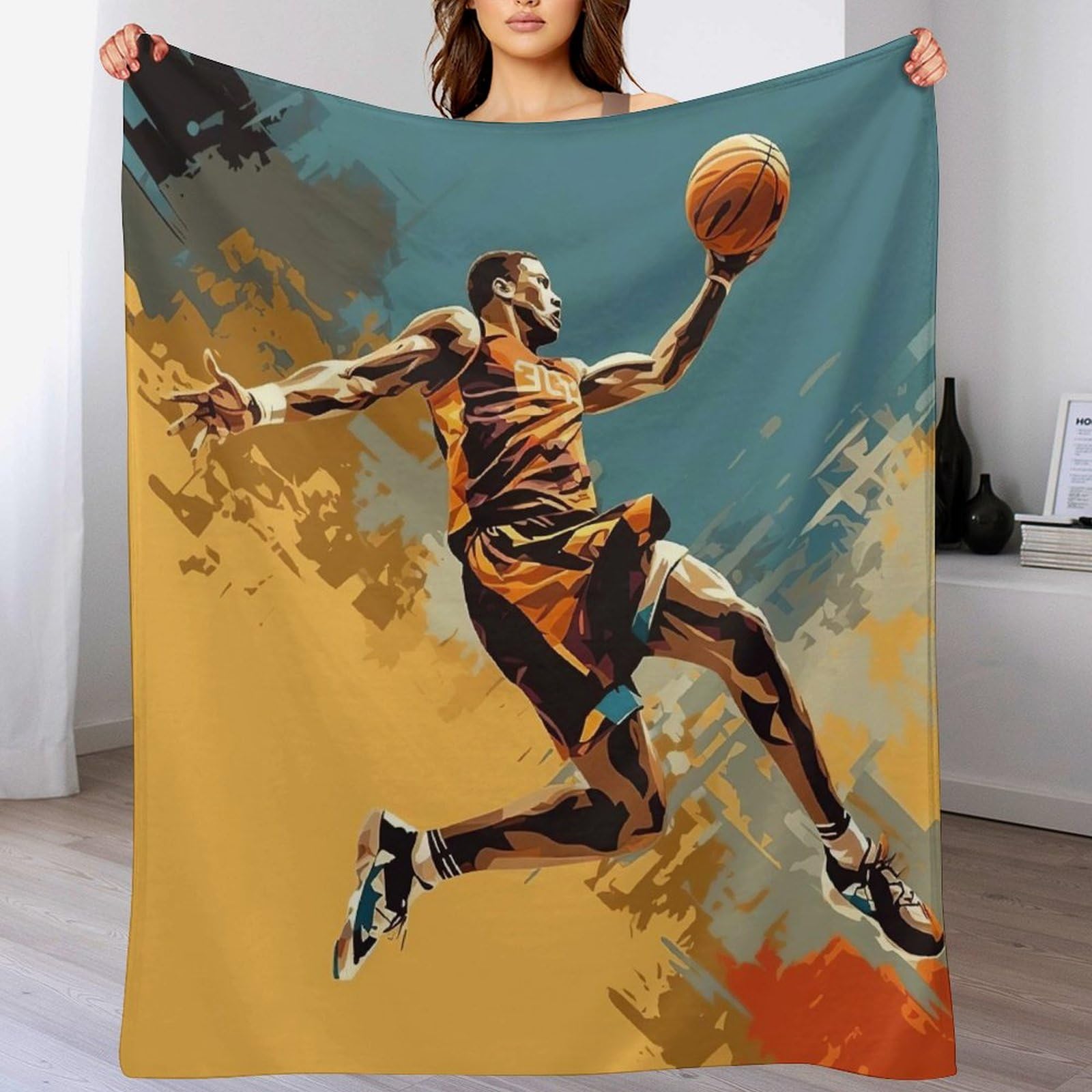 Manta de franela para sofá de 130x180 cm cálida y gruesa