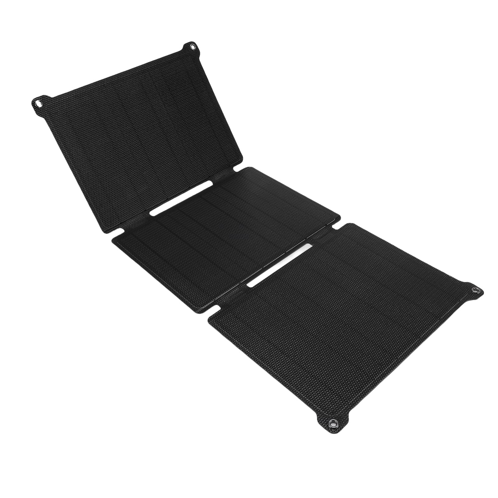 Alomejor 30W Solar Panel Charger Lightweight ETFE Monocrystalline Silicone Solar Charger for Traveling