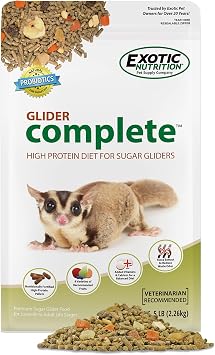 Glider Complete - Healthy High Protein Nutritionally Complete Staple Diet Sugar Glider Food (2 lb)