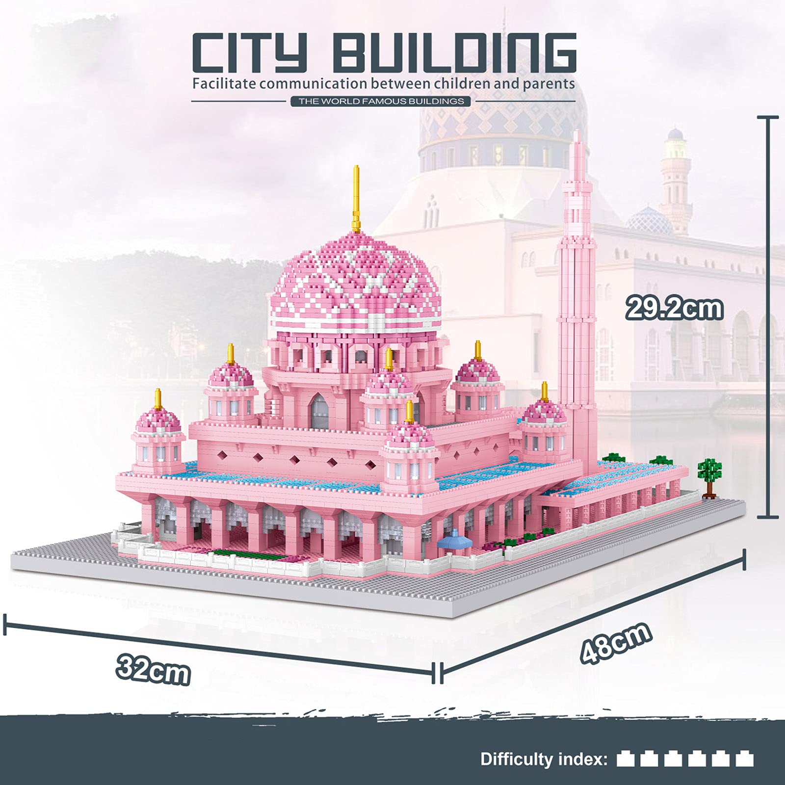 Amazon.co.jp: 5930ピースミニマイクロブロックモスクダイヤモンド  