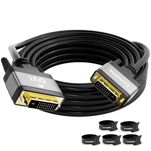 Gold Plated 25FT DVI-D Dual Link Cable, Aluminum Shell