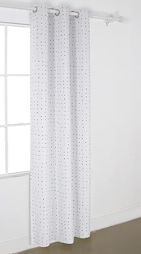 Miniatura 3 de Deconovo Cortinas opacas para oscurecer la habitación, cortinas estampadas con puntos para ventana, cortinas reductoras de ruido para habitación de
