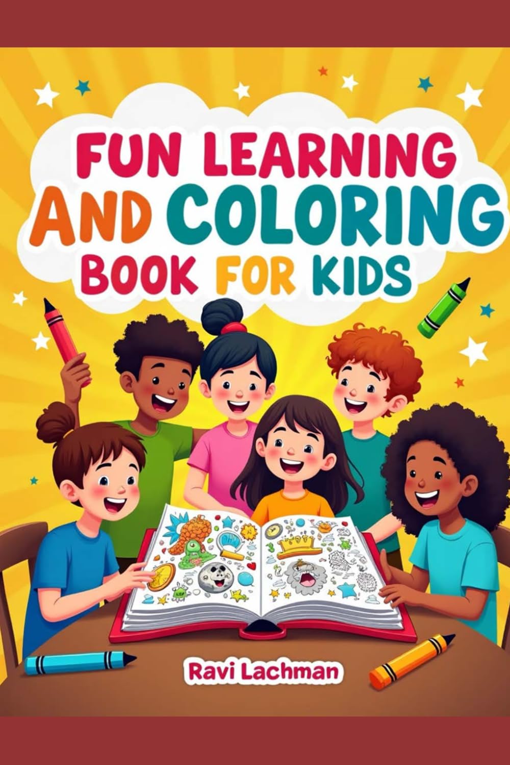 Fun Learning and Coloring Book for Kids