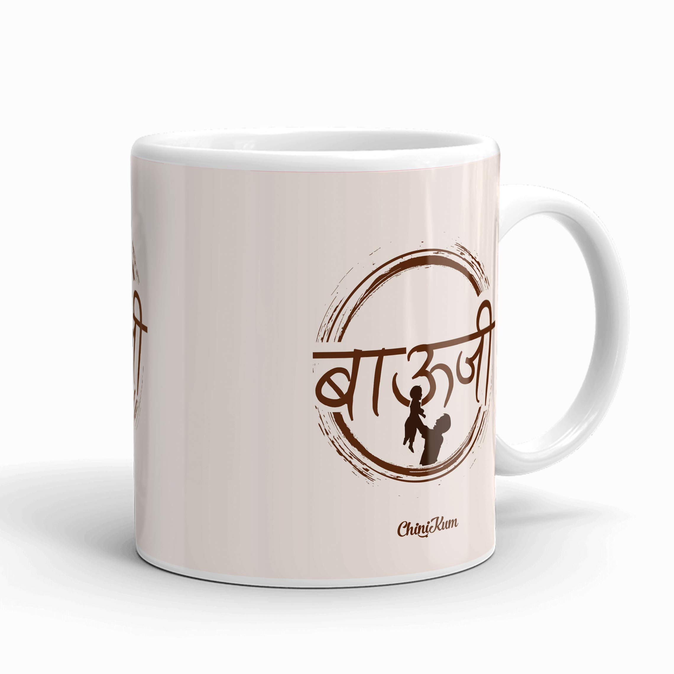 Chinikum BAU ji Theme Ceramic Coffee Mug 325 ML