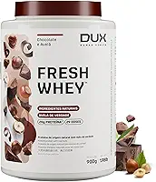 DUX HUMAN HEALTH Fresh Whey Protein 900g Chocolate e Avelã – Nutrição Prática para Receitas e Shakes