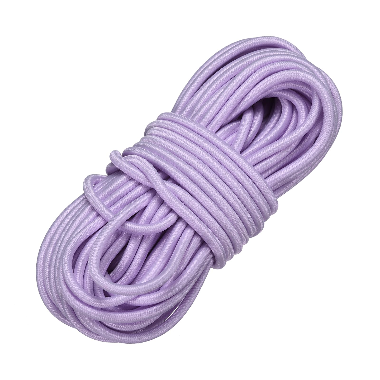 PATIKIL Elastic Bungee Cord, 3mm x 10m Heavy Duty Polyester Bungee Shock Cords Kayak Stretch String Rope for Kayak Strap Tarp Tie Boating Tent Camping DIY Craft, Light Pink-Purple โ image 1
