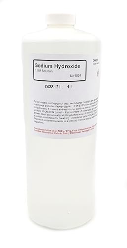 Solución de hidróxido de sodio, 1.0M, 1L - La colección química curada por Innovating Science - Fabricado en los Estados Unidos