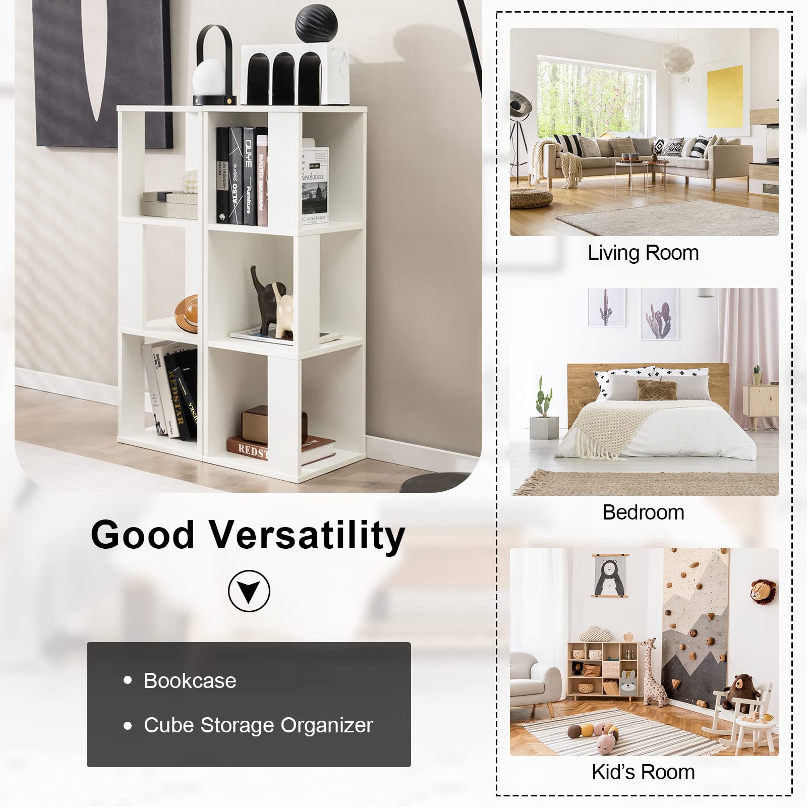 Giantex Étagère De Bureau, Organisateur De Bureau à 2 Niveaux Pour Ordinateur, Large Table En Bois, Étagère De Rangement De Comptoir, Naturel