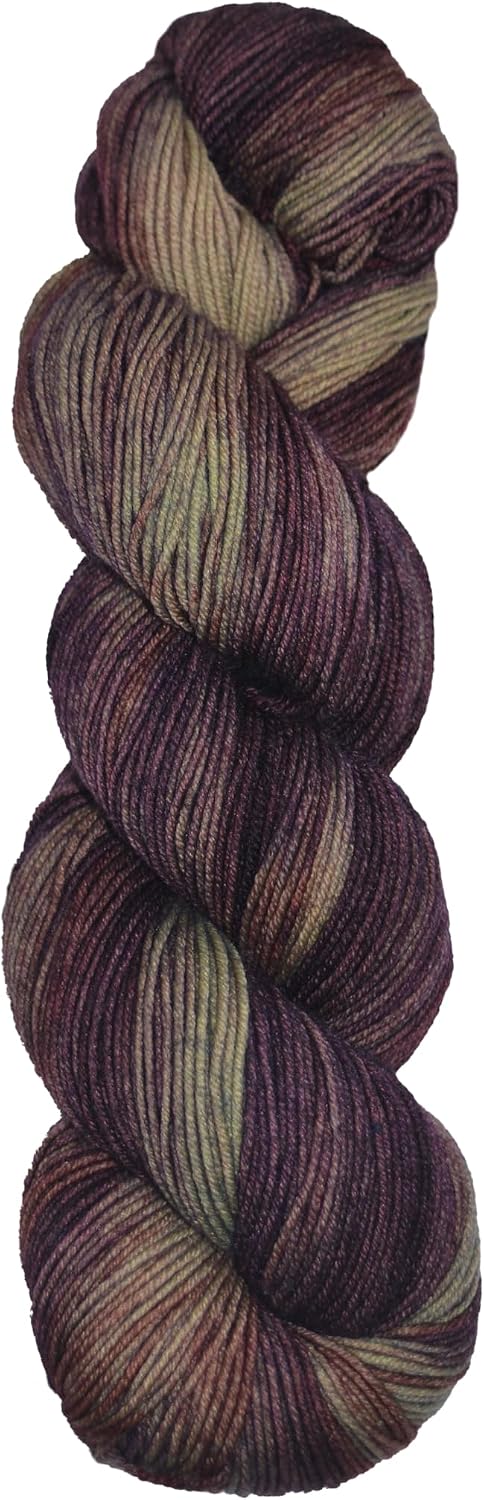 Circulo Lucky Feet - Hand-Painted Superwash Merino Wool Socks Yarn - Soft, Comfortable and Durable - Sport Weight, 360 yds, 3.52 oz - Color: 9193 - Strawberry Candy