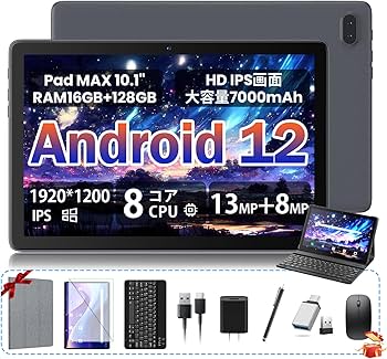 Amazon.co.jp: FEONAL 2024 NEW Android12タブレット タブレット Pad 8