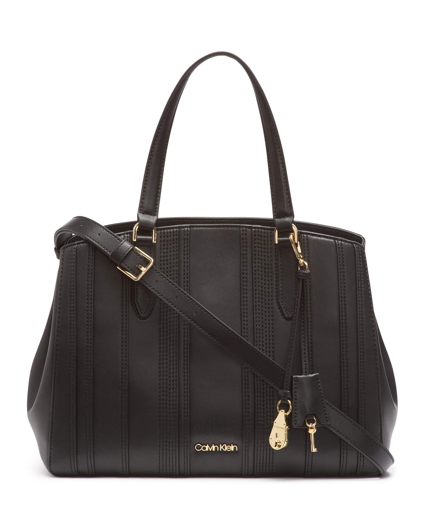 Buy Calvin KleinLock Linear Stitch Quilted Daytona Leather Statement